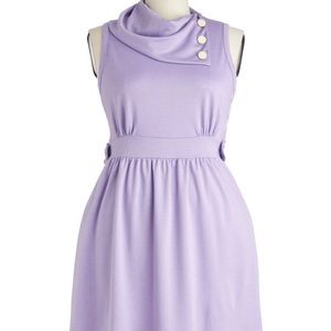 ModCloth Coach Tour dress lavender nwot purple